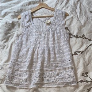 Maeve (Anthropologie) Lattice Lace Tank